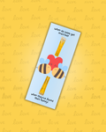 Valentine’s Honey Stick Cards – Bee-loved Sweet Treats